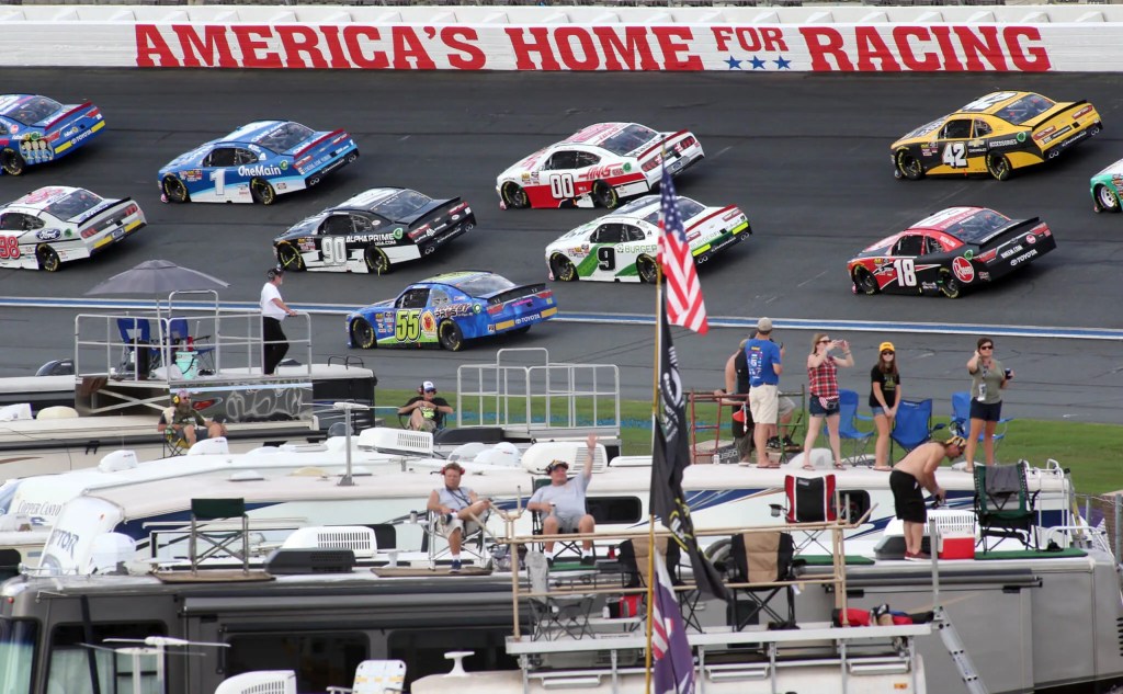Empty NASCAR Tracks or Crowded Stock Car Race Stands: Two Extremes as Pro Sports Return to N.C.