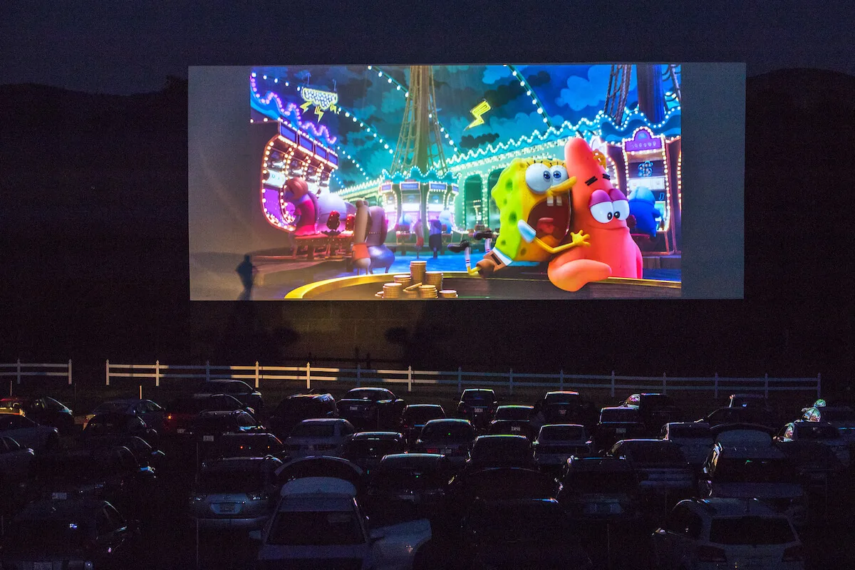 A coronavirus-proof business, the drive-in theater, in Kings Mountain, NC.