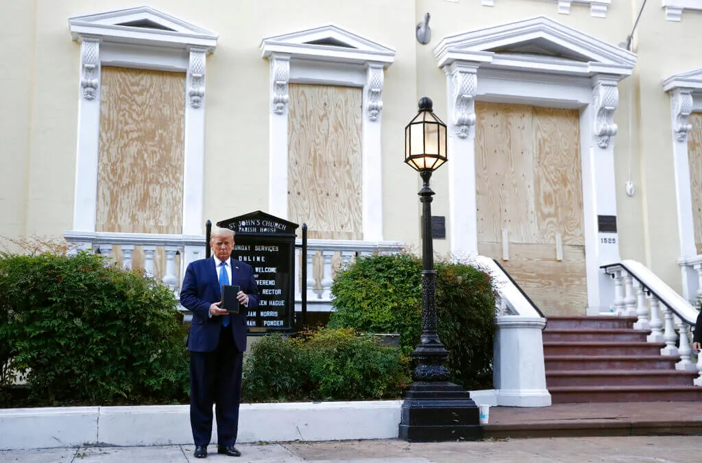 Bishop Who Oversees St. John’s Church: Trump Trampled On The Bible With Teargas Photo Op