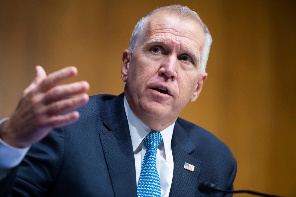 After Maskless Appearance at Trump Speech, Should Thom Tillis Take a Coronavirus Test?