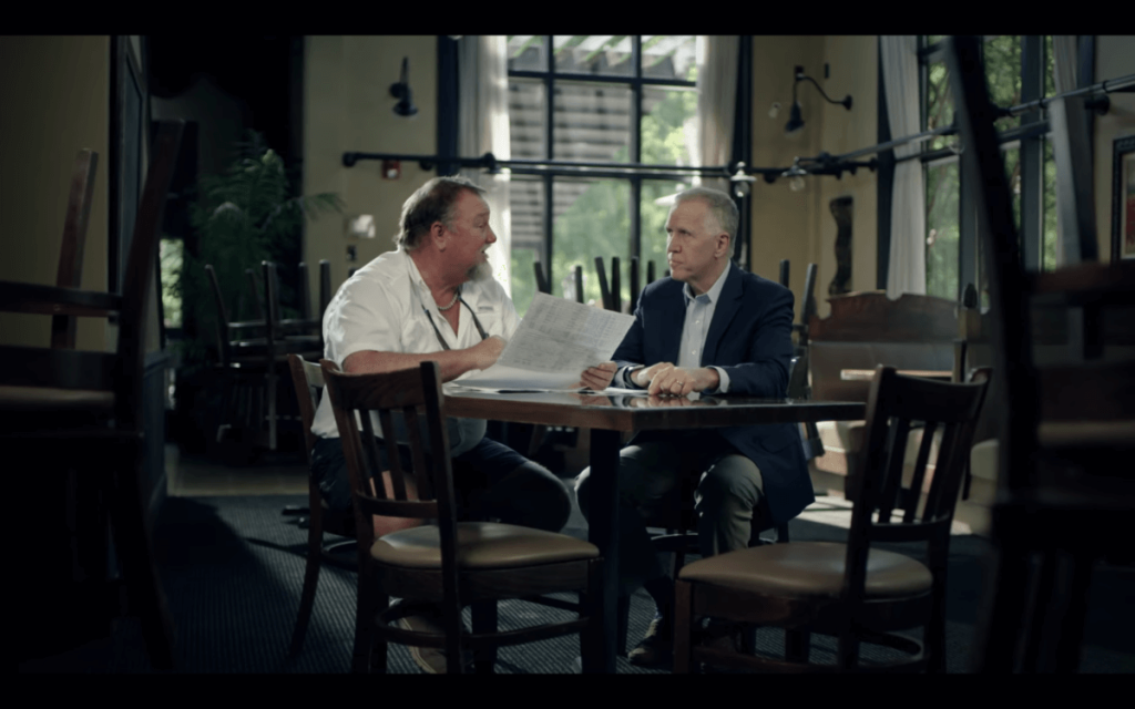 Thom Tillis Is Still Running Ad Featuring Restaurant Owner Accused of Racial Bias