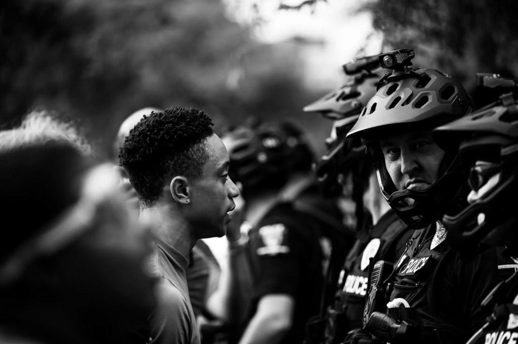 Outside of Trump’s RNC: A Clash of Protesters, Counterprotesters and Police