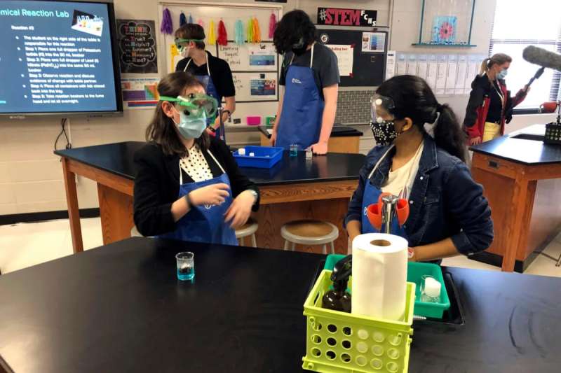 Schools across the country are bracing for steep budget cuts as the coronavirus pandemic continues (AP Photo/Jeff Amy).