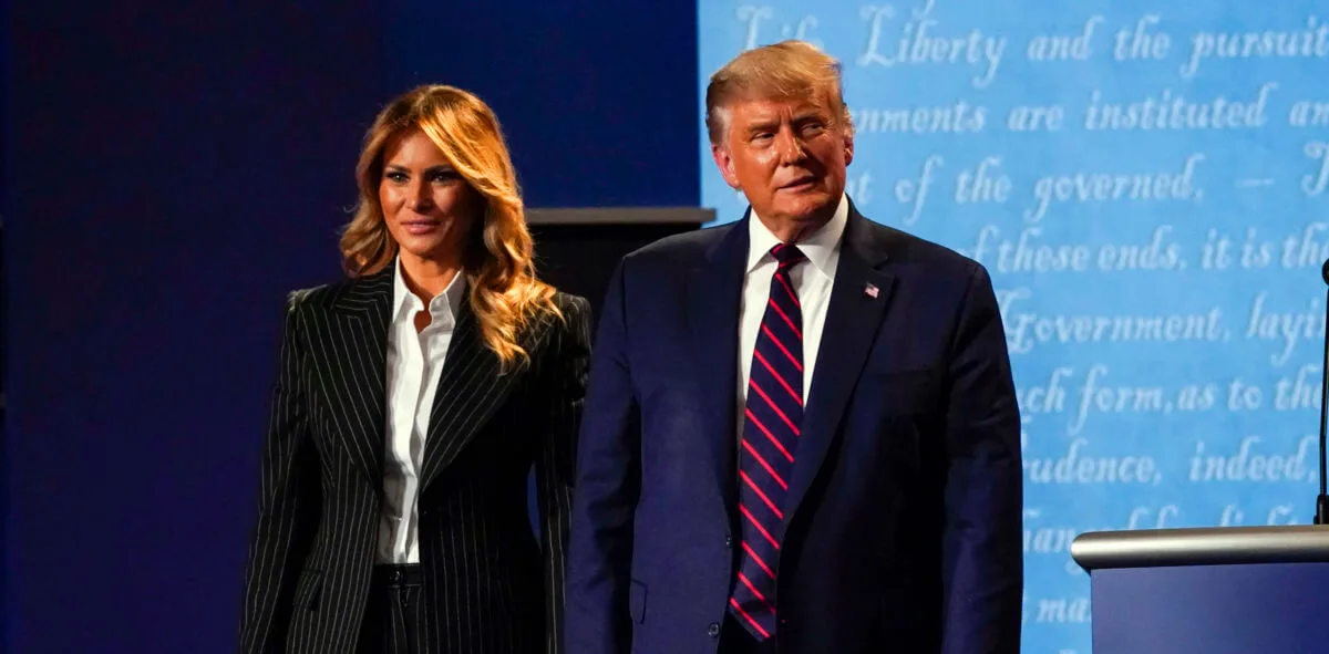 President Trump and first lady Melania Trump have tested positive for the coronavirus, the president tweeted early Friday (AP Photo/Julio Cortez).