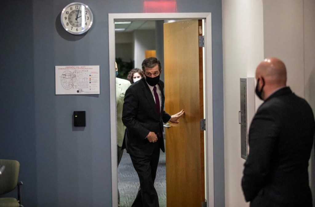 ‘The Virus Will Find You,’ Gov. Roy Cooper Tells the Unvaccinated as Delta Surges