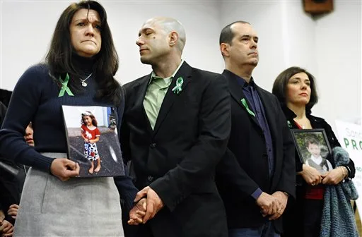 parents of a Sandy Hook school shooting victim advocate for gun safety