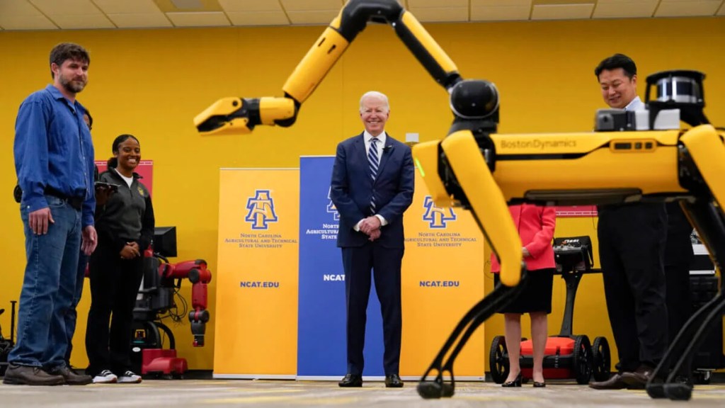 In North Carolina, Biden Touts Historically Black College NC A&T as Model for Economic Recovery