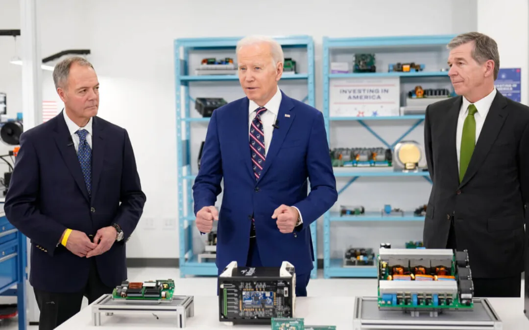 In North Carolina, Biden Says GOP Policies Would Surrender Tech Economy to China