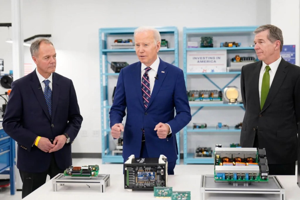 In North Carolina, Biden Says GOP Policies Would Surrender Tech Economy to China