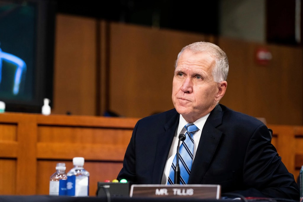 NC Republicans Censure Sen. Thom Tillis for Seeking Political Compromise