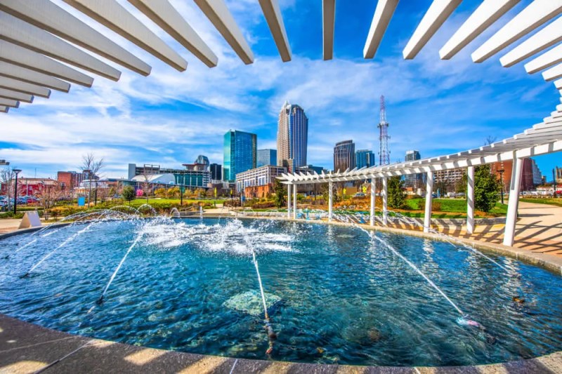 First Ward Park in Charlotte, NC
