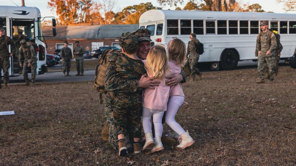 ❤️ Pics of Homecoming for NC Marines