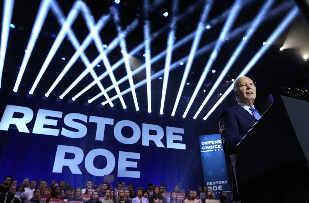 Biden vows to ‘restore’ nationwide abortion rights in second term