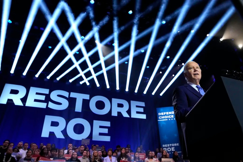 Biden vows to ‘restore’ nationwide abortion rights in second term