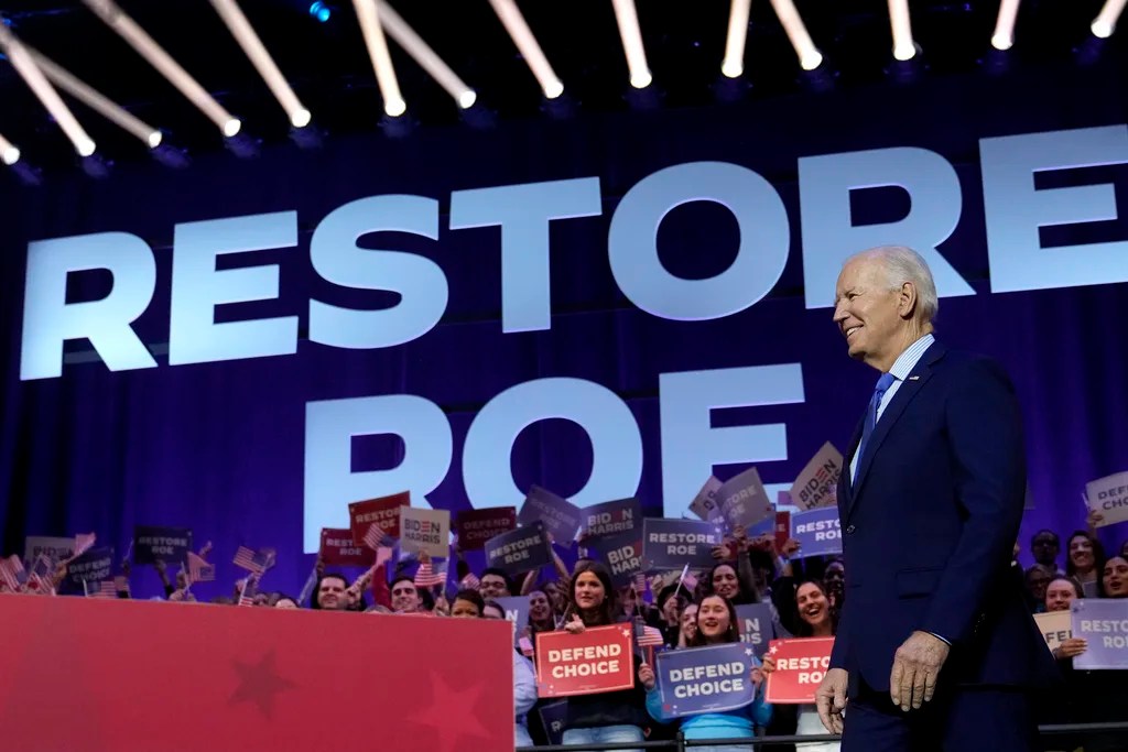 Biden blasts Trump’s support of a nationwide abortion ban