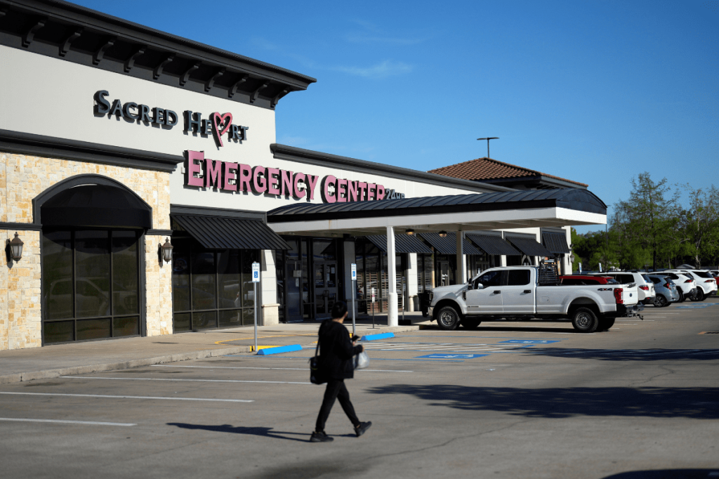 Emergency rooms refused to treat pregnant women, leaving one to miscarry in a lobby restroom