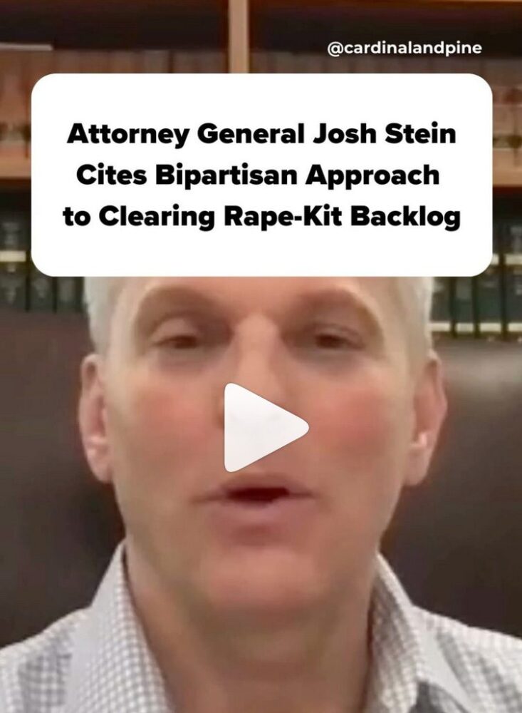 VIDEO: Attorney General Josh Stein Cites Bipartisan Approach to Clearing Rape-Kit Backlog