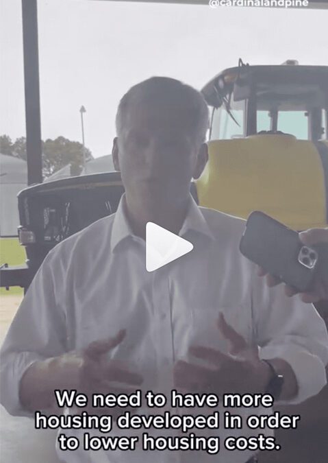 VIDEO: Josh Stein: we must build more housing, but also preserve farmland