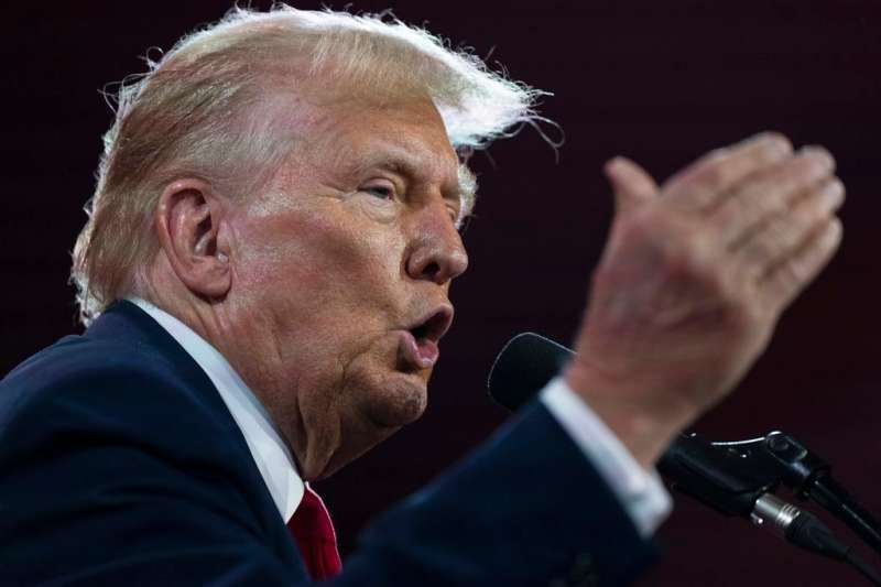 Republican presidential candidate former President Donald Trump speaks at the Road to Majority conference in Washington, Saturday, June 22, 2024. (AP Photo/Manuel Balce Ceneta)