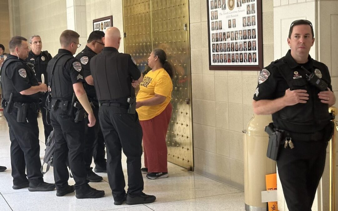 Childcare advocates arrested at NC General Assembly as lawmakers ignore their calls for adequate funding