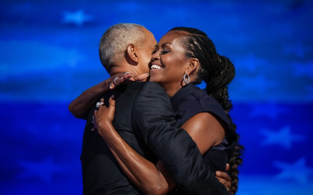 Barack and Michelle Obama highlight Harris and Trump’s wildly different visions for America