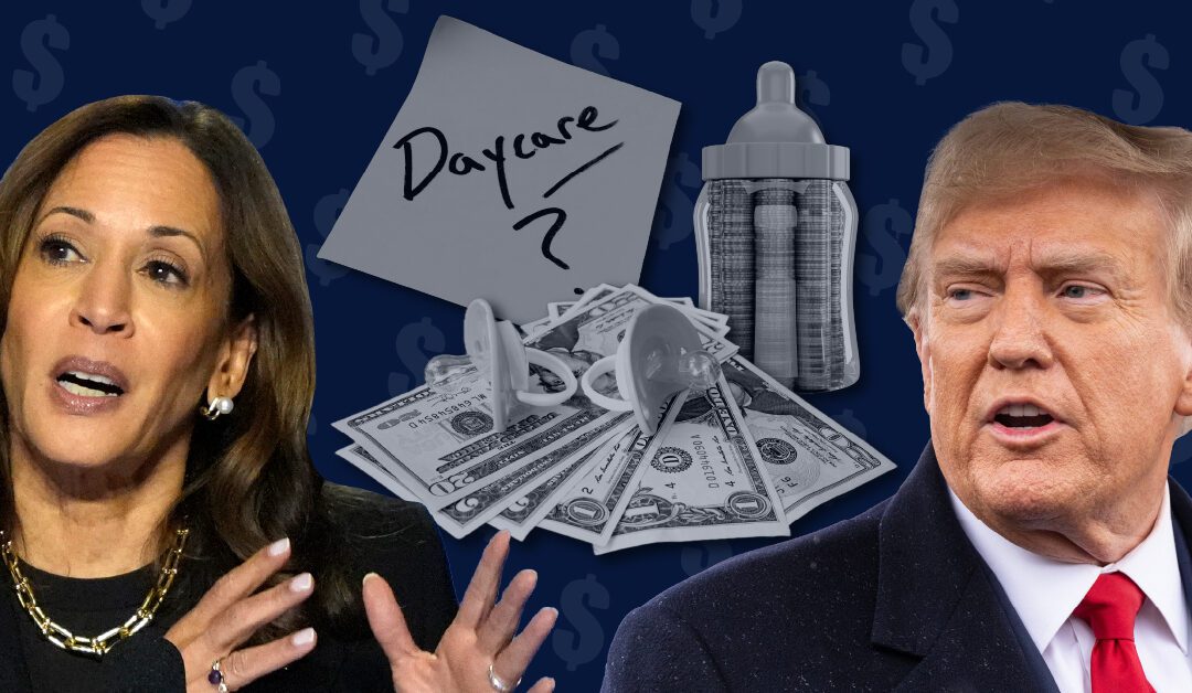 Harris wants to cap child care costs and expand the child tax credit. Trump’s solution? Tariffs.