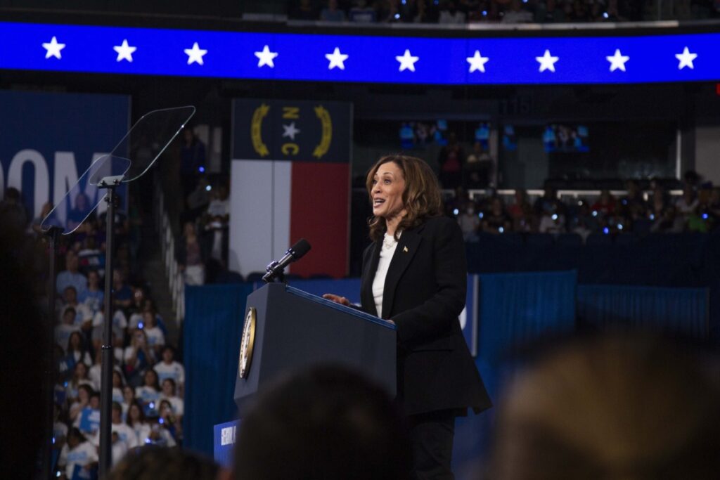 Kamala Harris in North Carolina