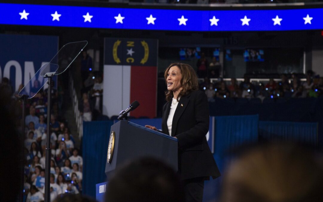 In two North Carolina stops, Kamala Harris promises to ‘turn the page’ on Trump