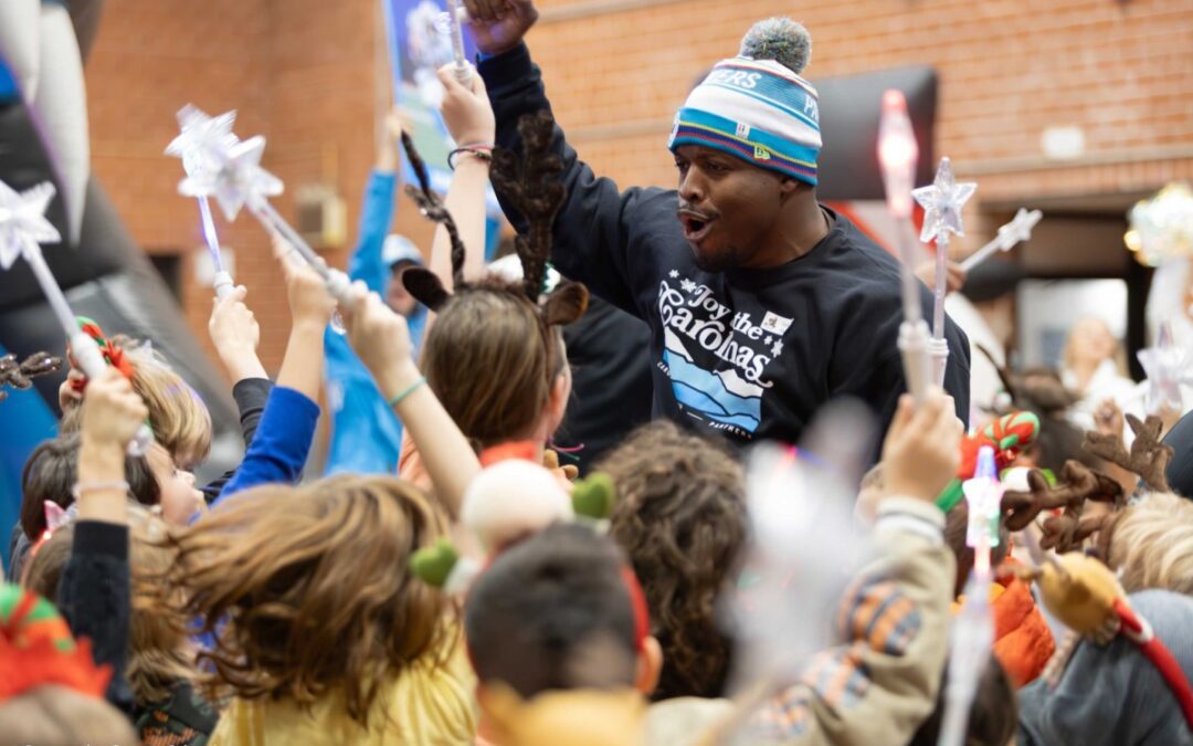 Good News Friday: These pictures of Carolina Panthers players partying with North Carolina schoolchildren will make your day