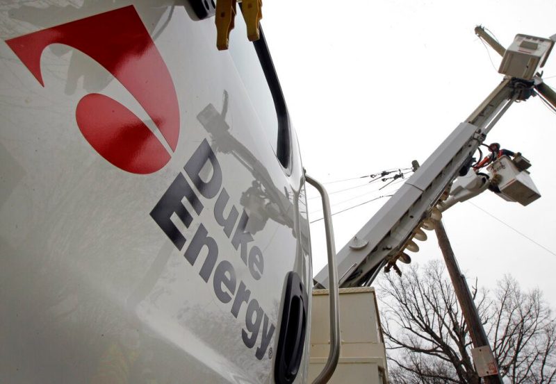 Duke Energy recently announced plans to replace several coal-fired power plants with natural gas-fired stations at two North Carolina sites by 2029. Now, it’s joined nine other power companies in asking newly-confirmed EPA administrator Lee Zeldin to weaken environmental regulations regarding natural gas and coal ash. (AP Photo/Chuck Burton, File)