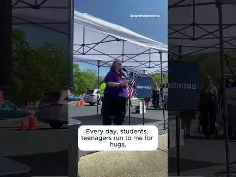 Video: North Carolina teacher says students want educators to fight for them