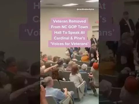 Video: This NC veteran was kicked out of a GOP town hall. We’ll let him have his say at our event.