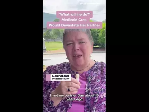 Video: North Carolina woman on why Medicaid cuts would devastate her partner