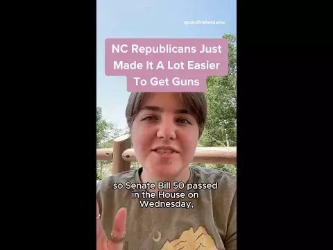 Video: North Carolina Republicans just made it a lot easier to carry concealed weapons