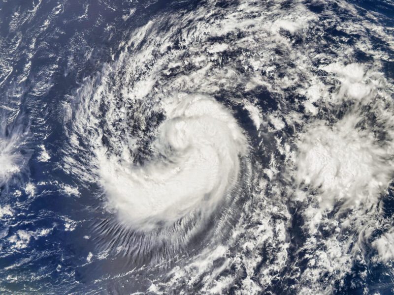 a view of hurricane helene from nasa