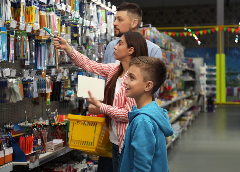 Back to school shopping in NC