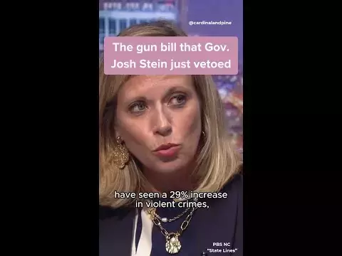 Video: The North Carolina gun bill that Gov. Josh Stein just vetoed