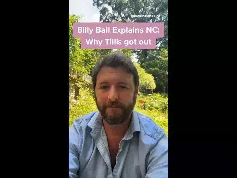 Billy Ball Explains North Carolina: Here’s why Sen. Thom Tillis is getting out