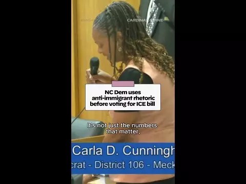 Video: NC Democrat uses anti-immigrant rhetoric before voting for ICE bill