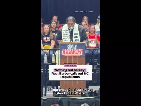 VIDEO: ‘Nothing by heresy’: Rev. Barber calls out NC Republicans