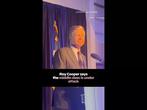 Video: Roy Cooper says the middle class is under attack
