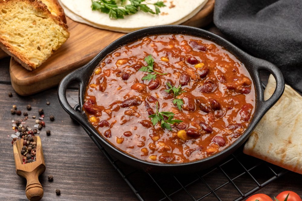 Mexican chili con carne