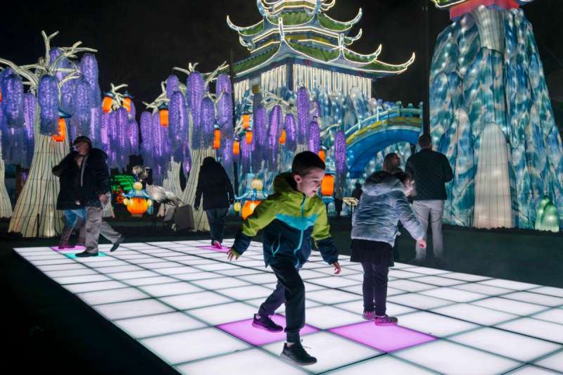 The Chinese Lantern Festival at Koka Booth Amphitheatre in Cary, N.C.