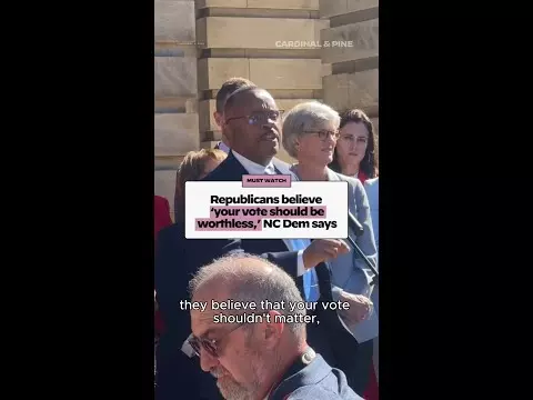 Video: Republicans believe ‘your vote should be worthless,’ NC Democrat says