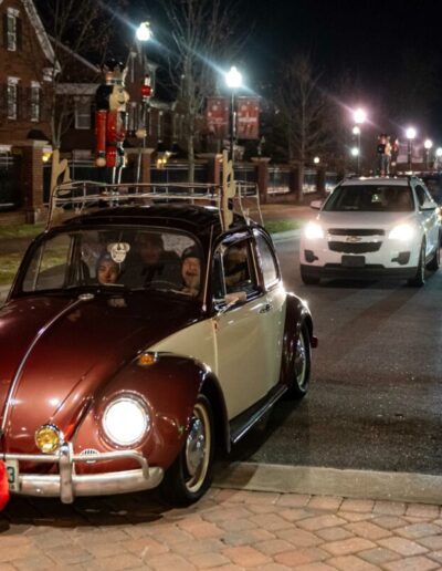 High Point University holiday lights