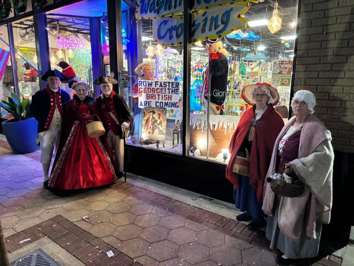 New Bern live window displays