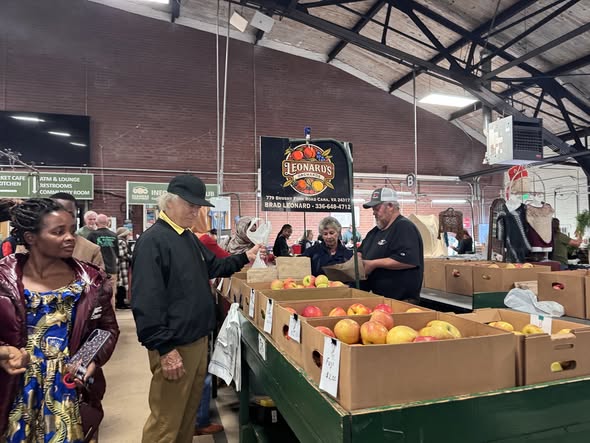 Inside Greensboro Farmers Curb Market in November, 2025