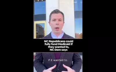 Video: NC Republicans could fully fund Medicaid if they wanted to, NC Dems says
