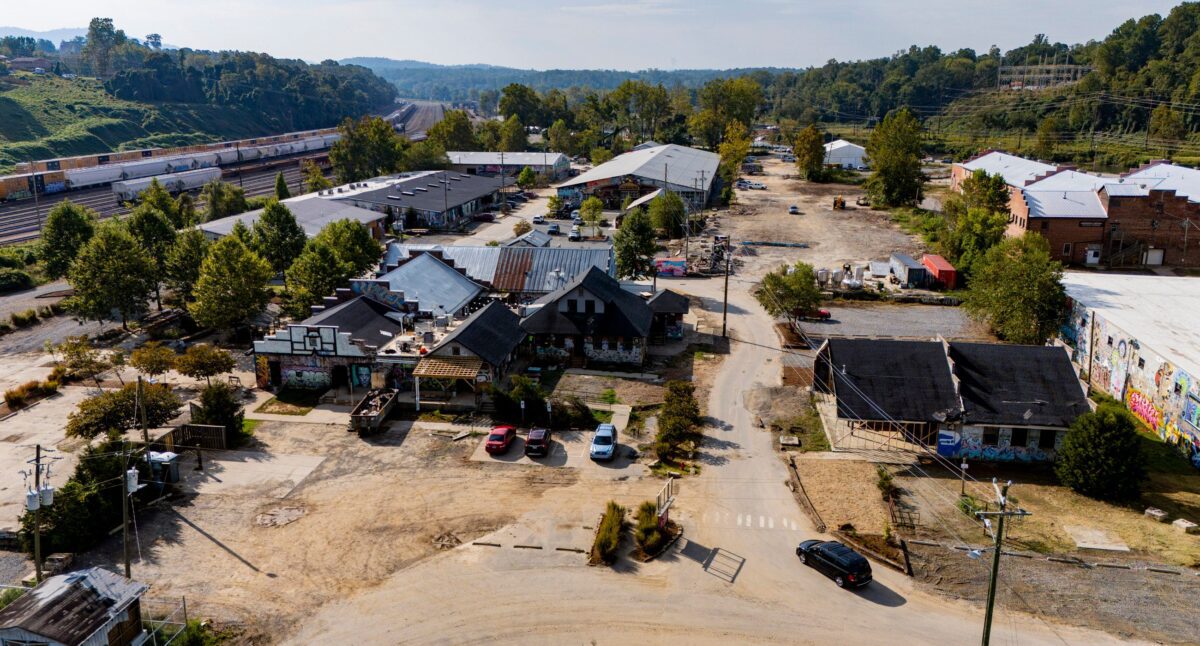 Signs of life in Asheville's River Arts District