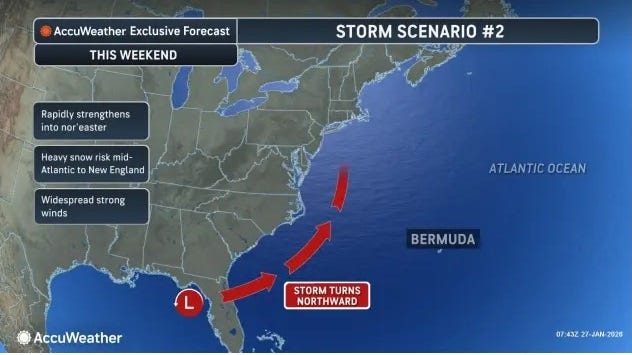 Bomb cyclone could drop snow on North Carolina this weekend